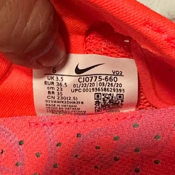 🚲 Women's Cycling Shoes New 6 Nike SuperRep Cycle Spinning CJ0775-660 Orange Re