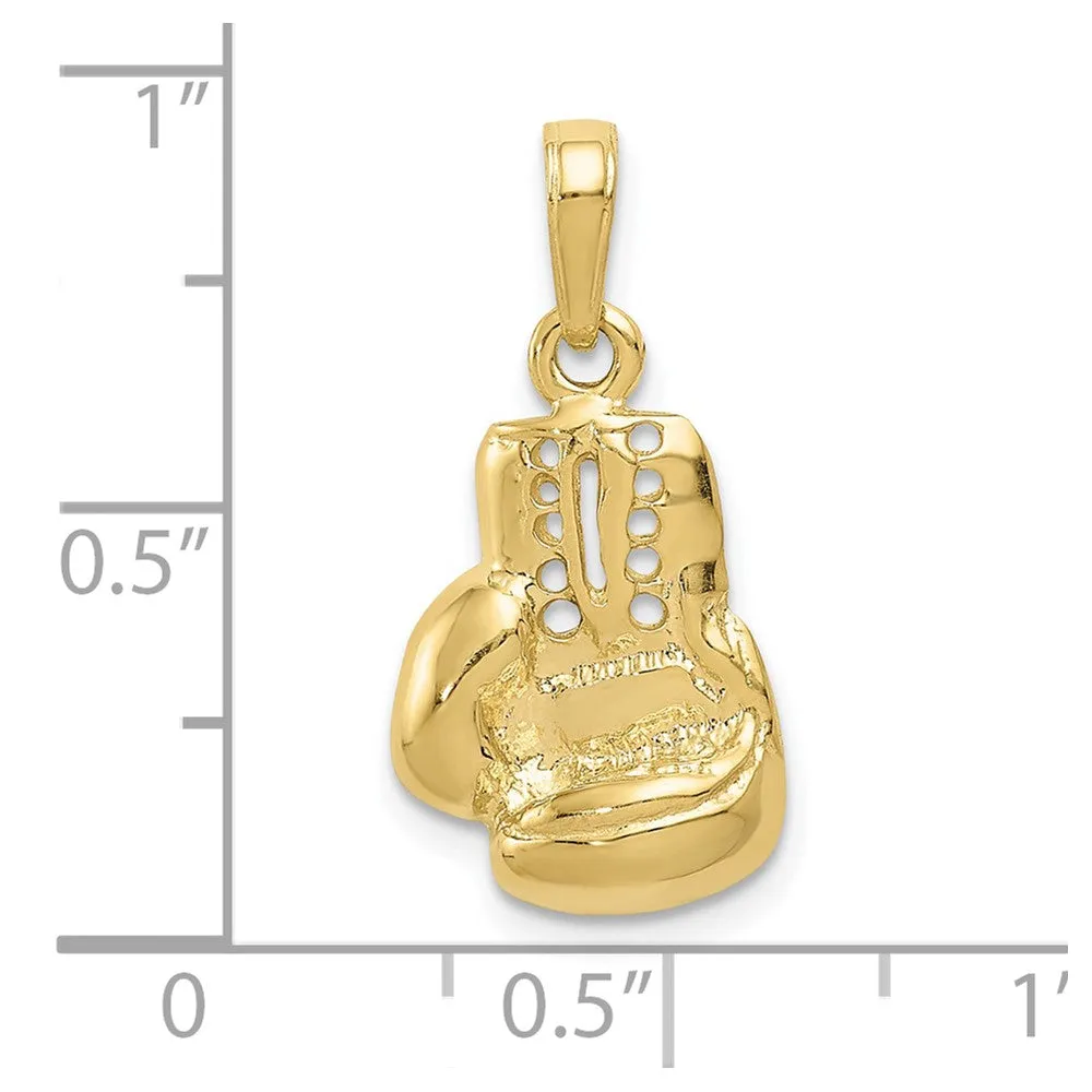 10K Lg Boxing Glove Charm