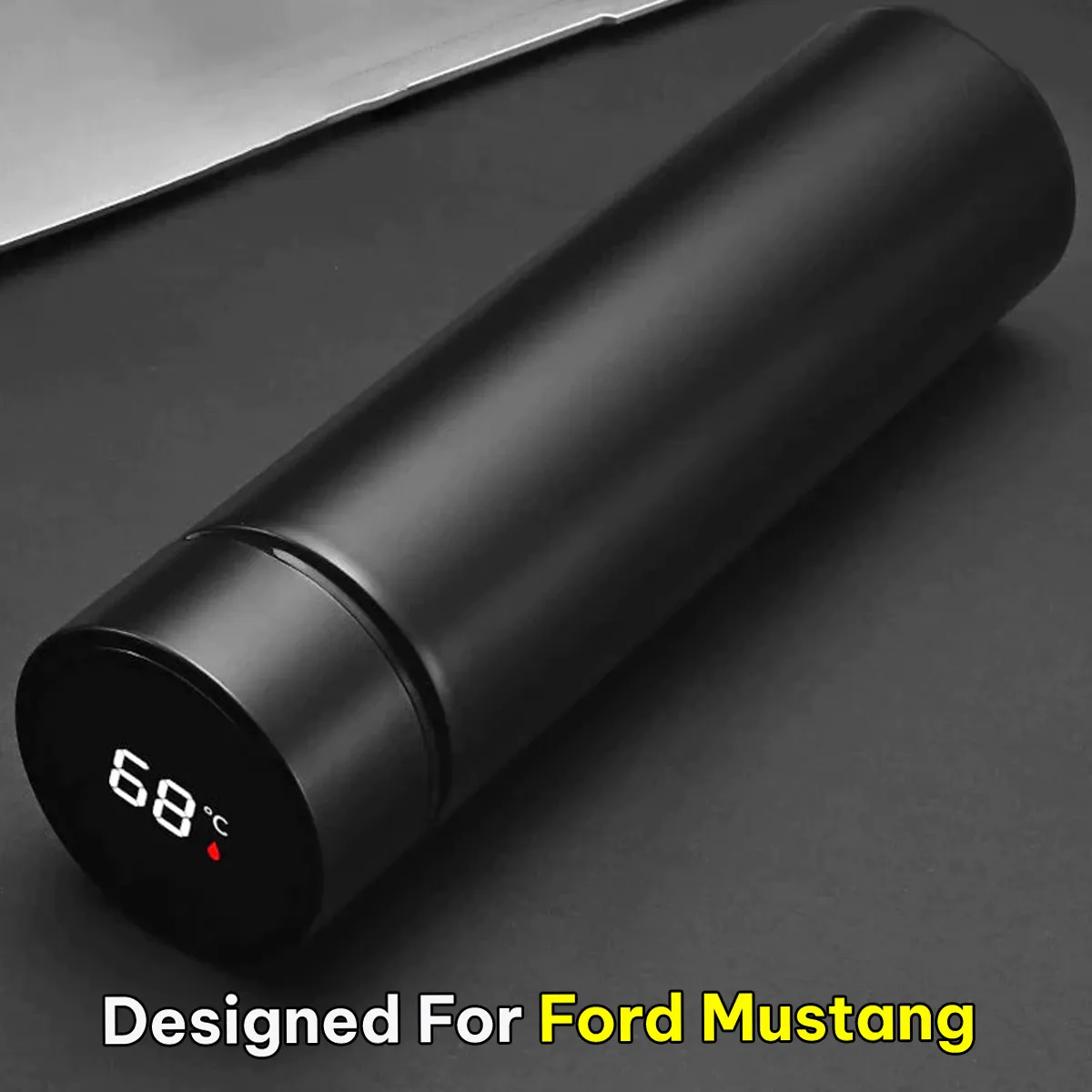 17oz Insulated Water Bottle with LED Temperature Display, Coffee Tea Infuser Bottle Double Wall Vacuum Insulated Water Bottle for Hot or Cold Drink, Stainless Steel Sports Automotive Travel Mug
