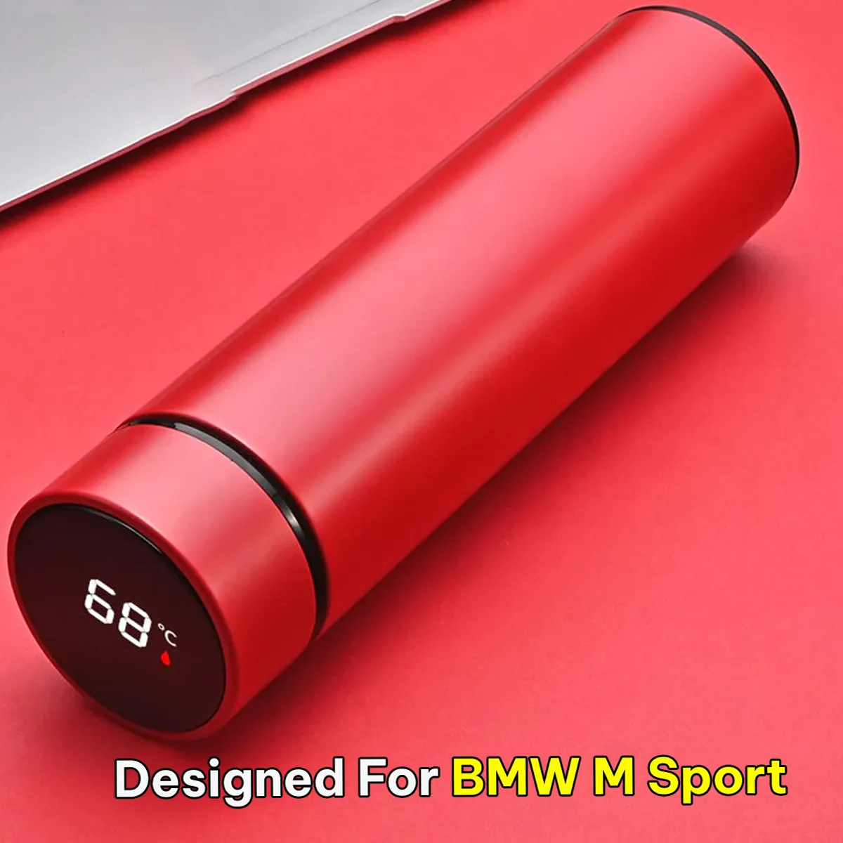17oz Insulated Water Bottle with LED Temperature Display, Coffee Tea Infuser Bottle Double Wall Vacuum Insulated Water Bottle for Hot or Cold Drink, Stainless Steel Sports Automotive Travel Mug
