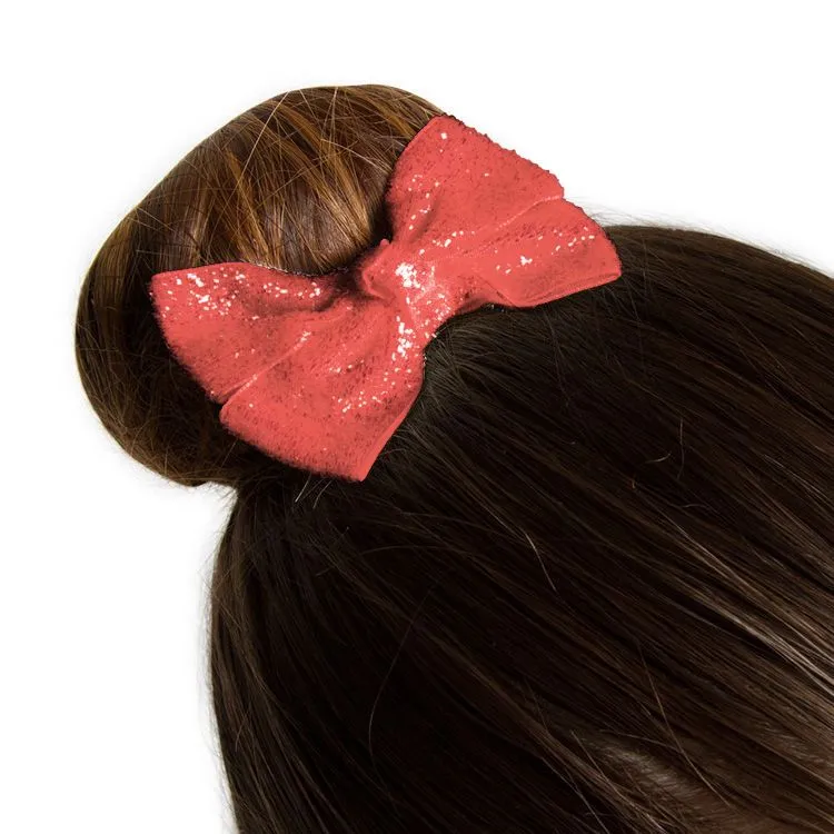 30094 - Glittered Ribbon Hair Bow