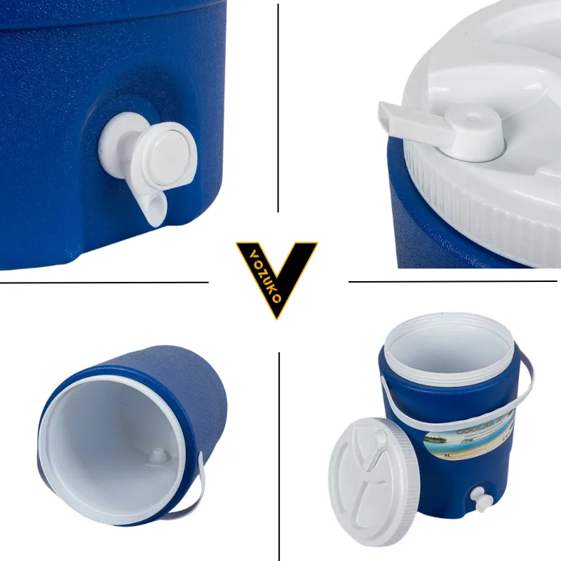 3L 8L Portable Mini Table Cooler Box Premium Bucket Food Preserving Freezer for Picnic Camping Outdoor