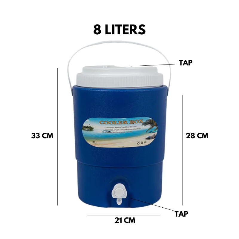 3L 8L Portable Mini Table Cooler Box Premium Bucket Food Preserving Freezer for Picnic Camping Outdoor