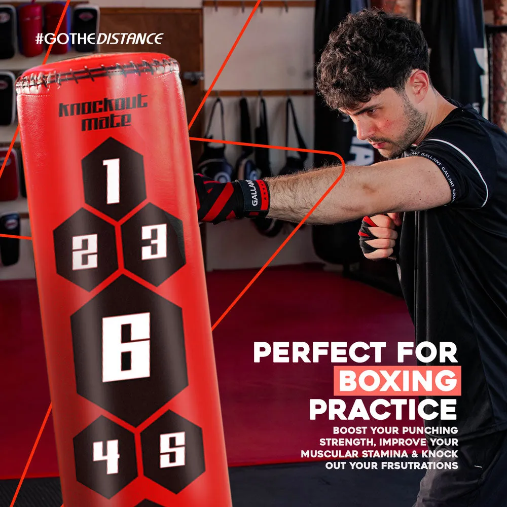 5.5ft Heritage Red Free-Standing Punchbag