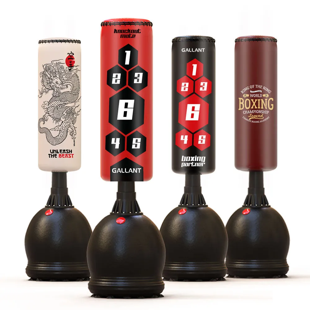 5.5ft Heritage Red Free-Standing Punchbag