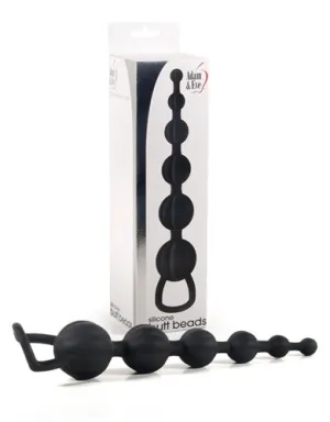Adam and Eve Silicone Butt Bead - Black