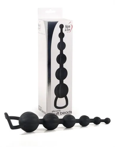 Adam and Eve Silicone Butt Bead - Black