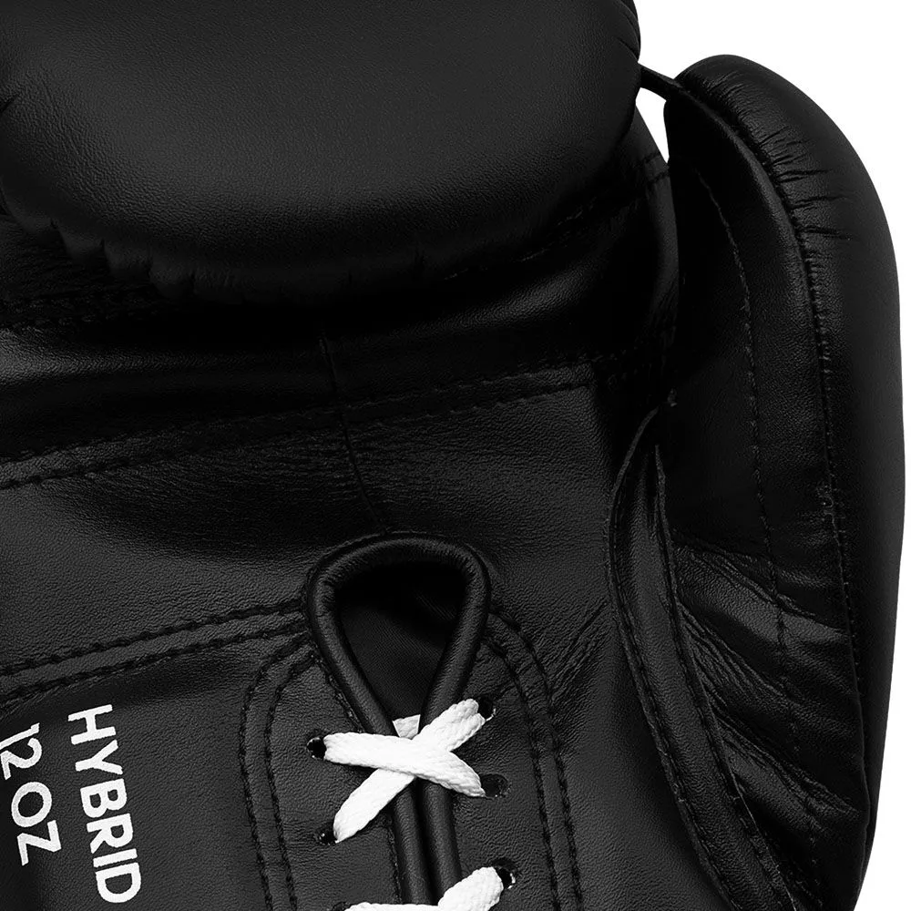 ADIDAS HYBRID 500 BOXING GLOVES - BLACK