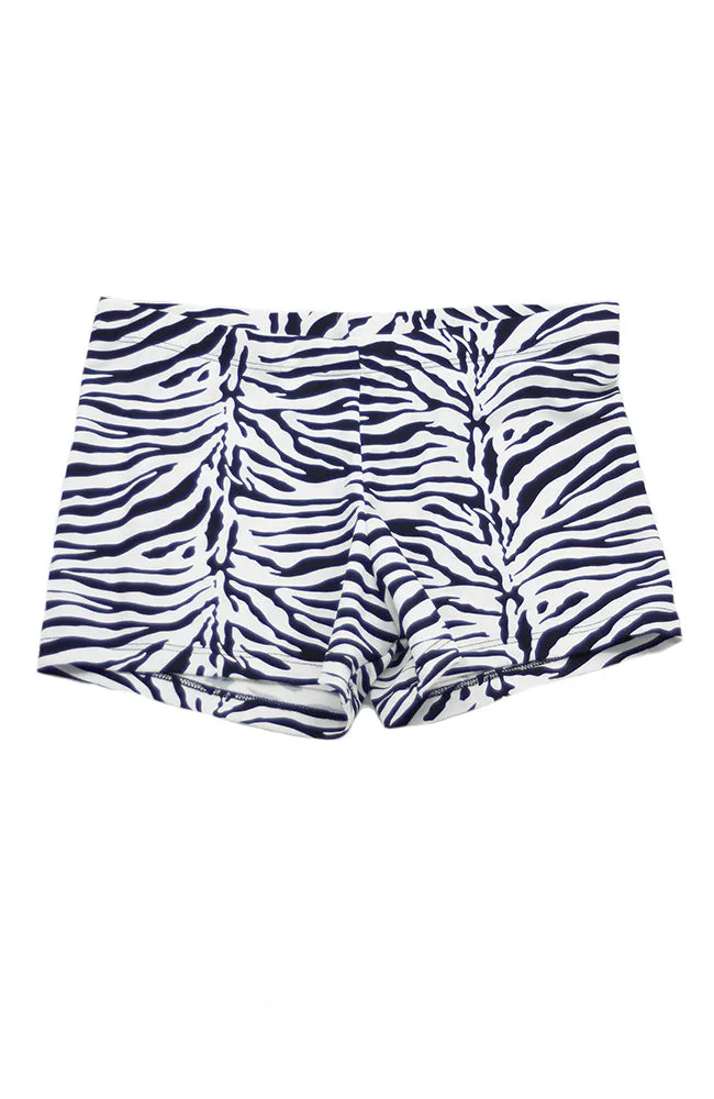 Adult Zebra Booty Shorts