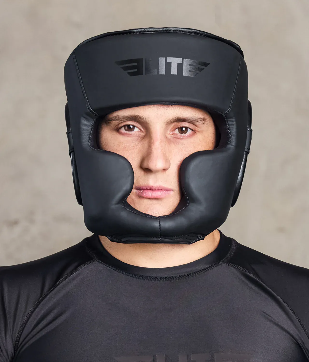 Adults' Essential Black/Black Brazilian Jiu Jitsu BJJ Headgear