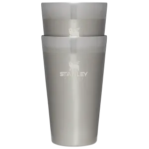 Adventure Stacking Beer Pint 2-Pack | 16 Oz | 0.47 L