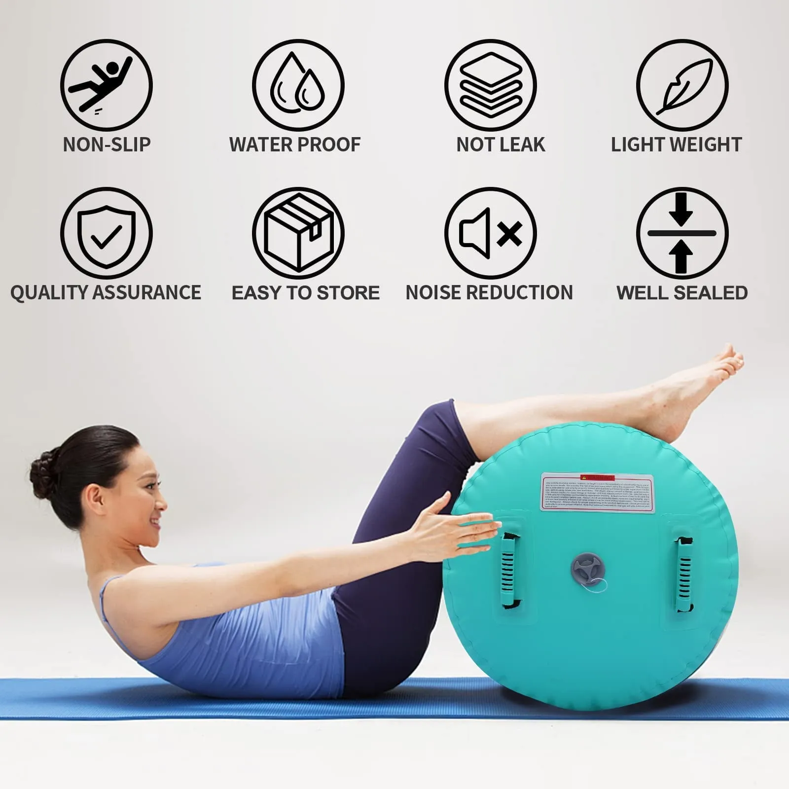 Air Roller Gymnastics Barrel  For Yoga Training Cheerleading Home Use