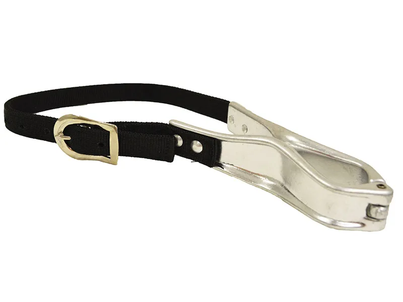 Aluminum Cribbing Collar with Nylon Strap