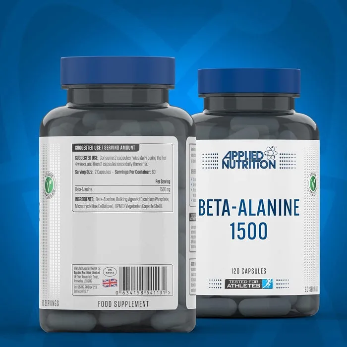 APPLIED NUTRITION BETA ALANINE 1500MG 120 CAPSULES