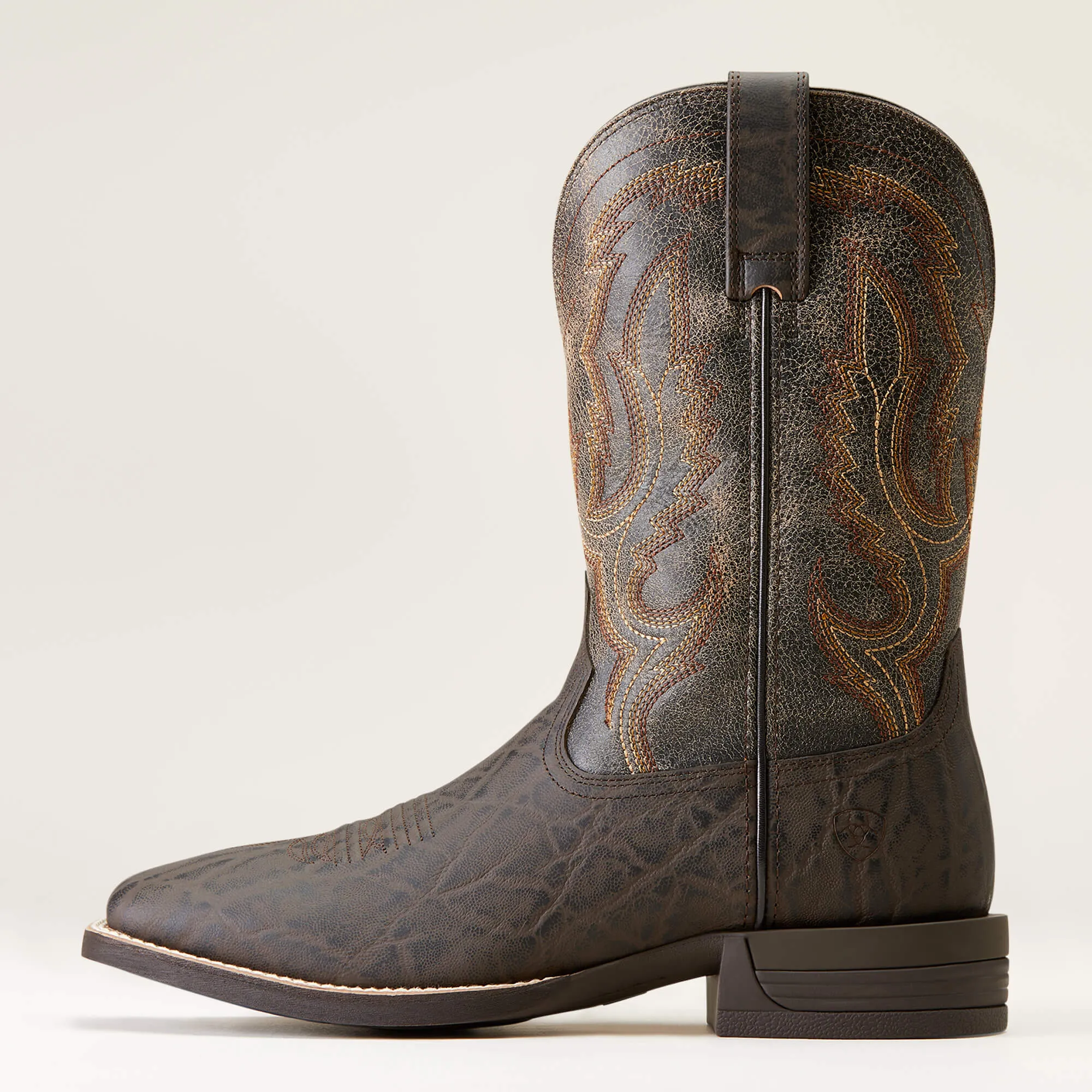 Ariat MNS Steadfast Chocolate Elephant Boot 10046977