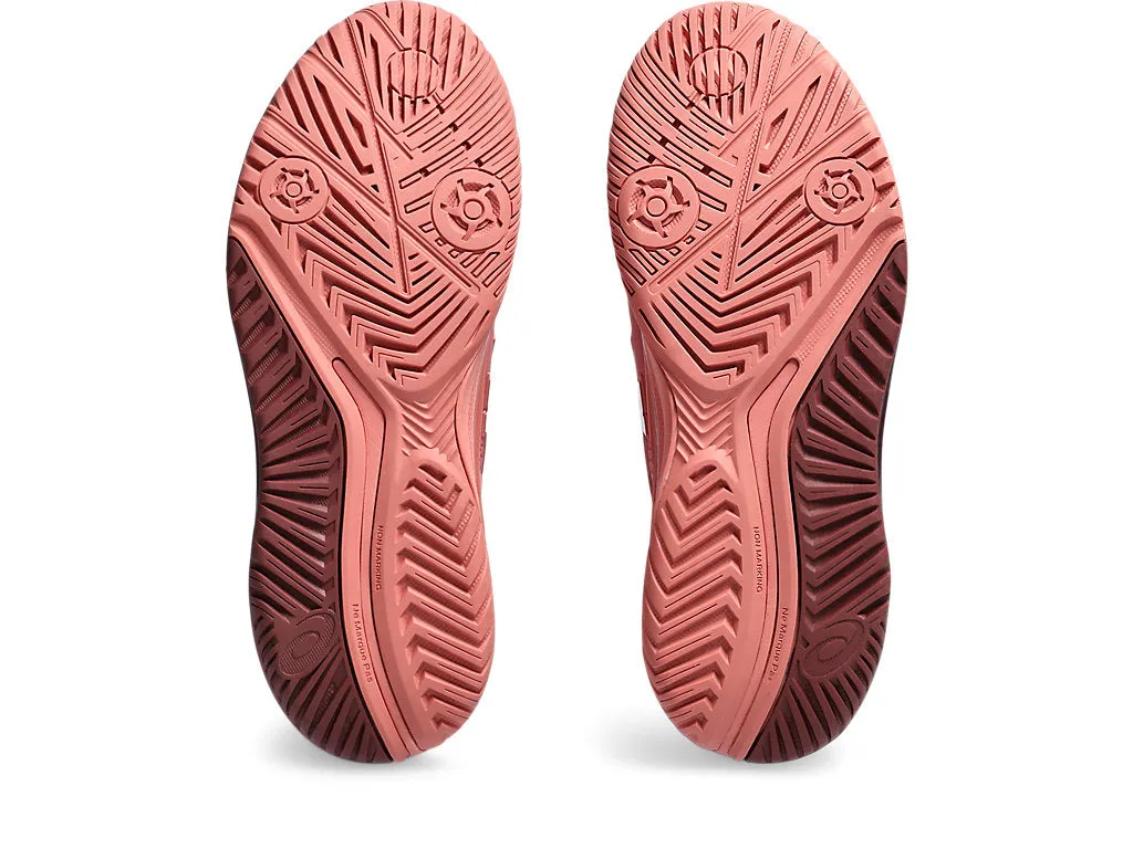 Asics Women's GEL-RESOLUTION 9 Shoes in Light Garnet/White