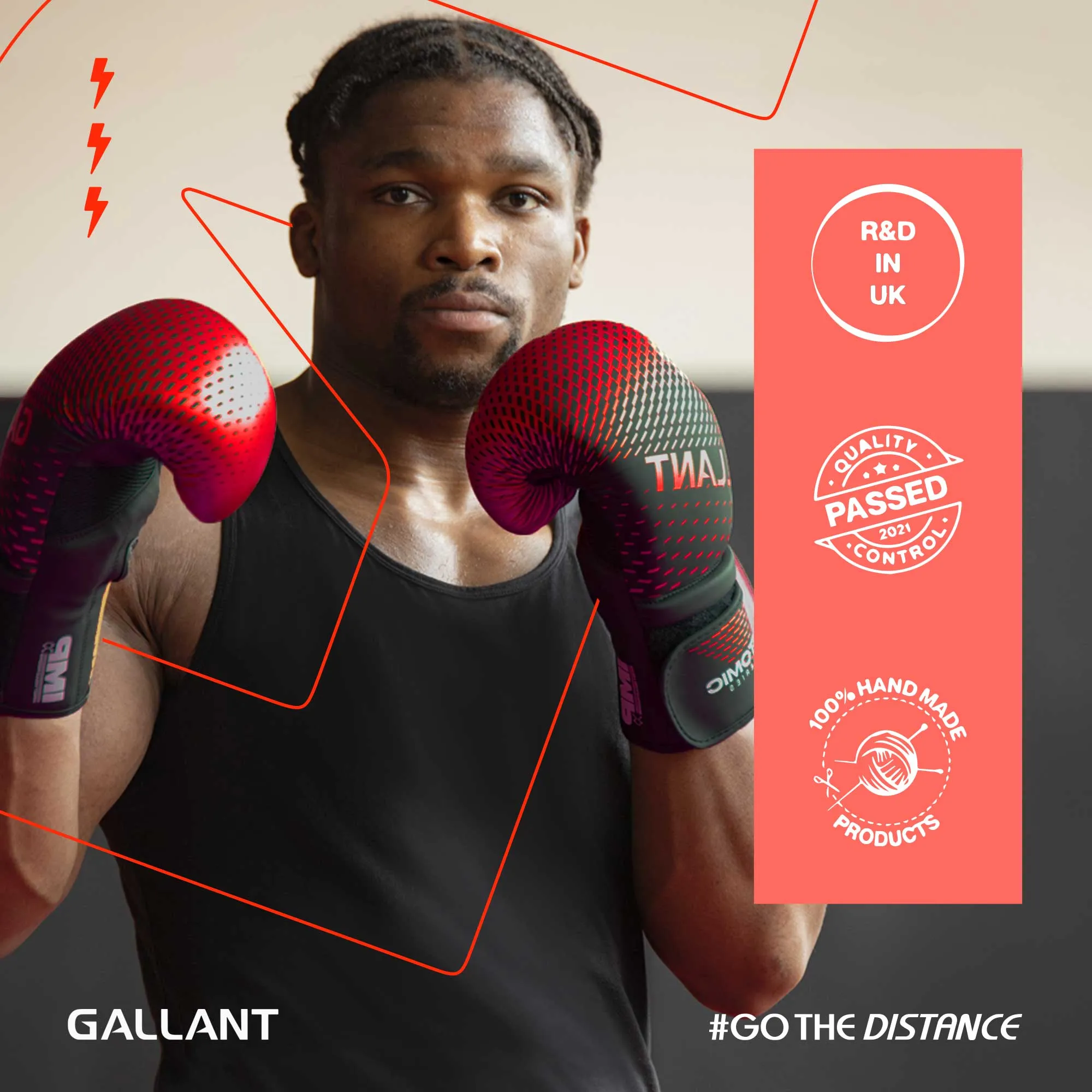 Atomic Series Boxing Glove - Red - Best Punching Gloves