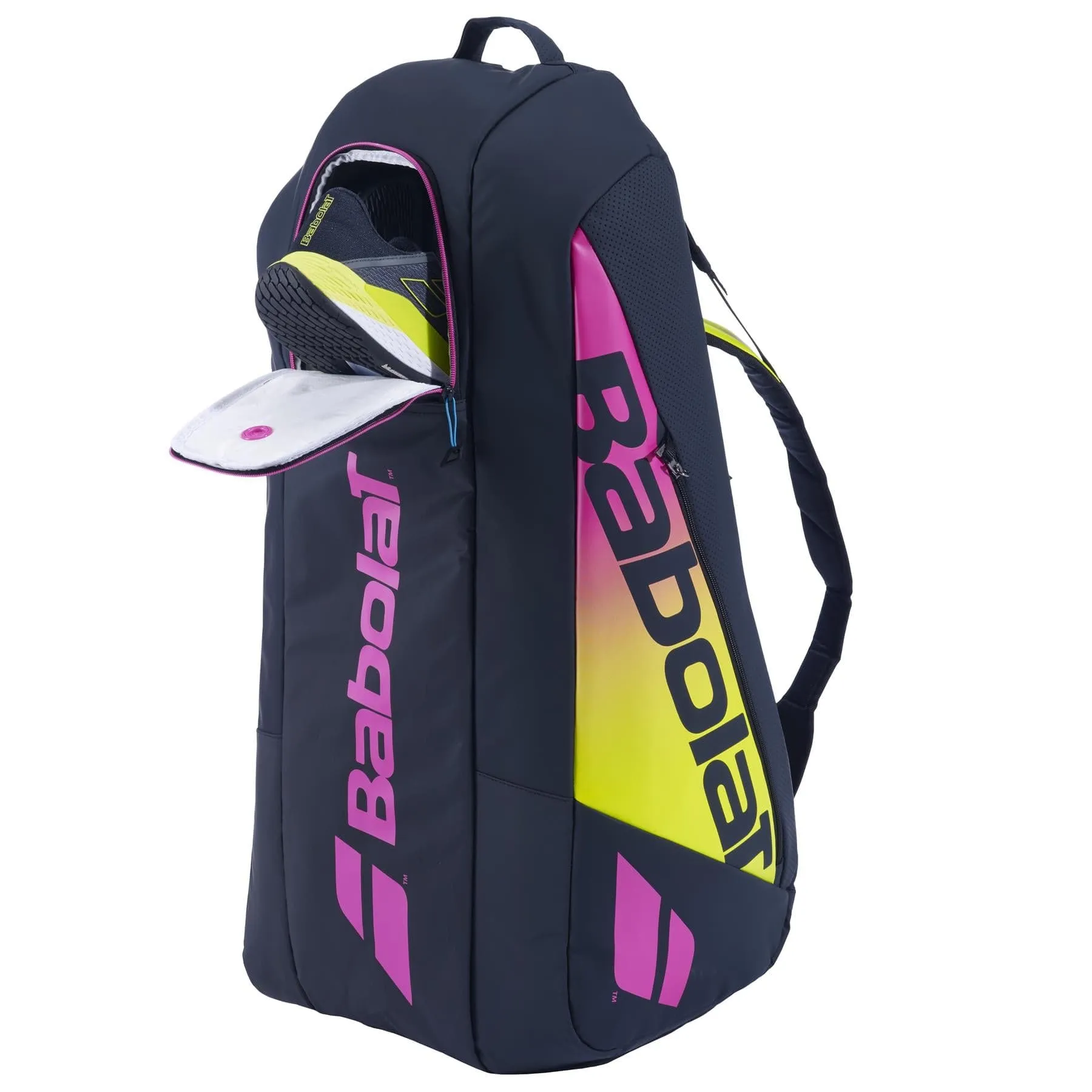 Babolat RH6 Pure Aero Rafa II Badminton Bag - Blue / Yellow / Pink