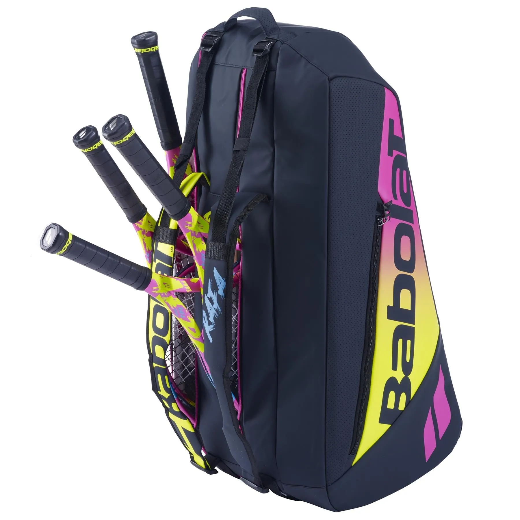 Babolat RH6 Pure Aero Rafa II Badminton Bag - Blue / Yellow / Pink