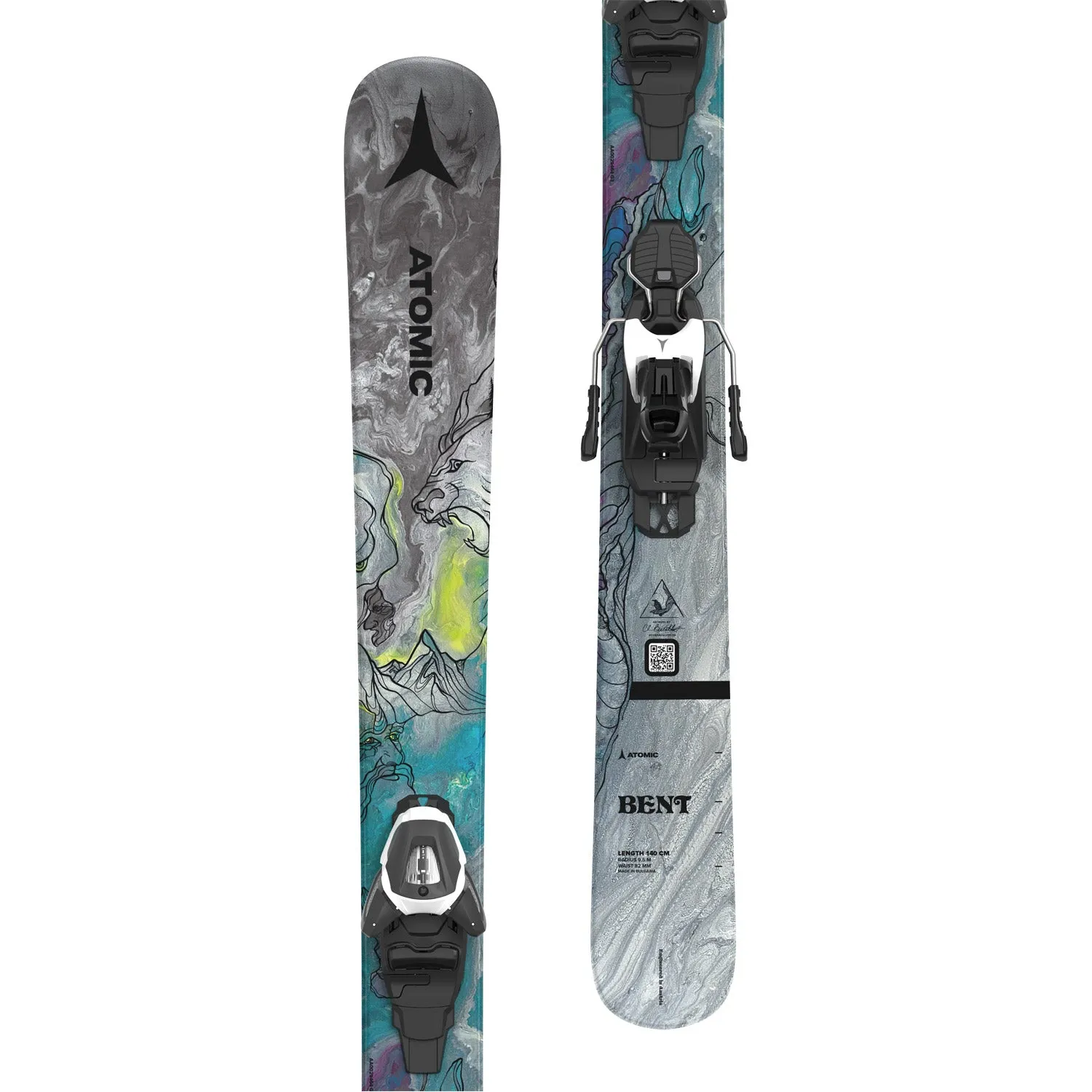 Bent JR 140-150 Ski w/ L6 GW Binding 2024