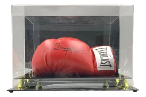 Bernard Hopkins Signed Everlast Red Left Handed Boxing Glove PSA w/ Case