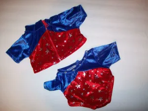 Build a Bear Gymnastics Olympics Jumpsuit Coat