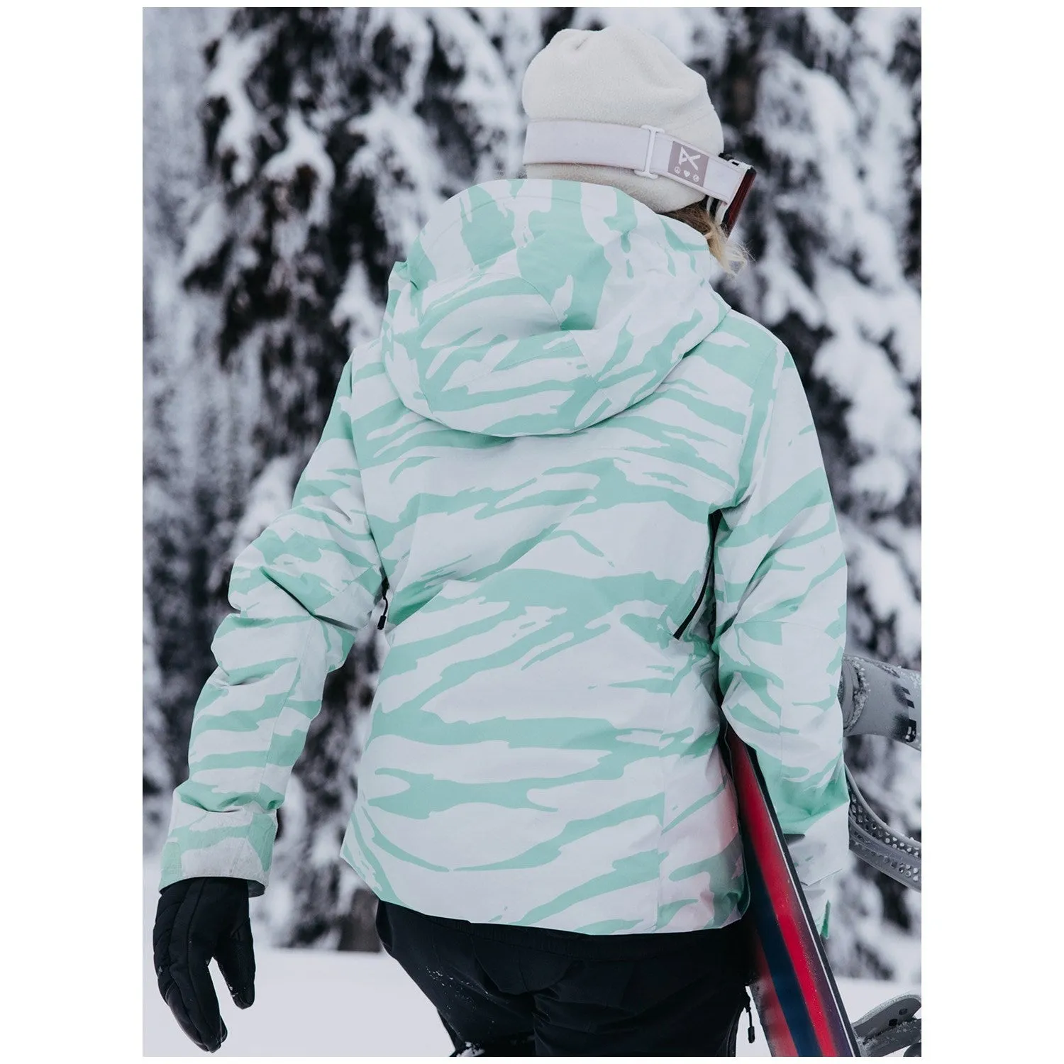 Burton [ak] Embark GORE-TEX Jacket Womens 2025 Oversized Zebra