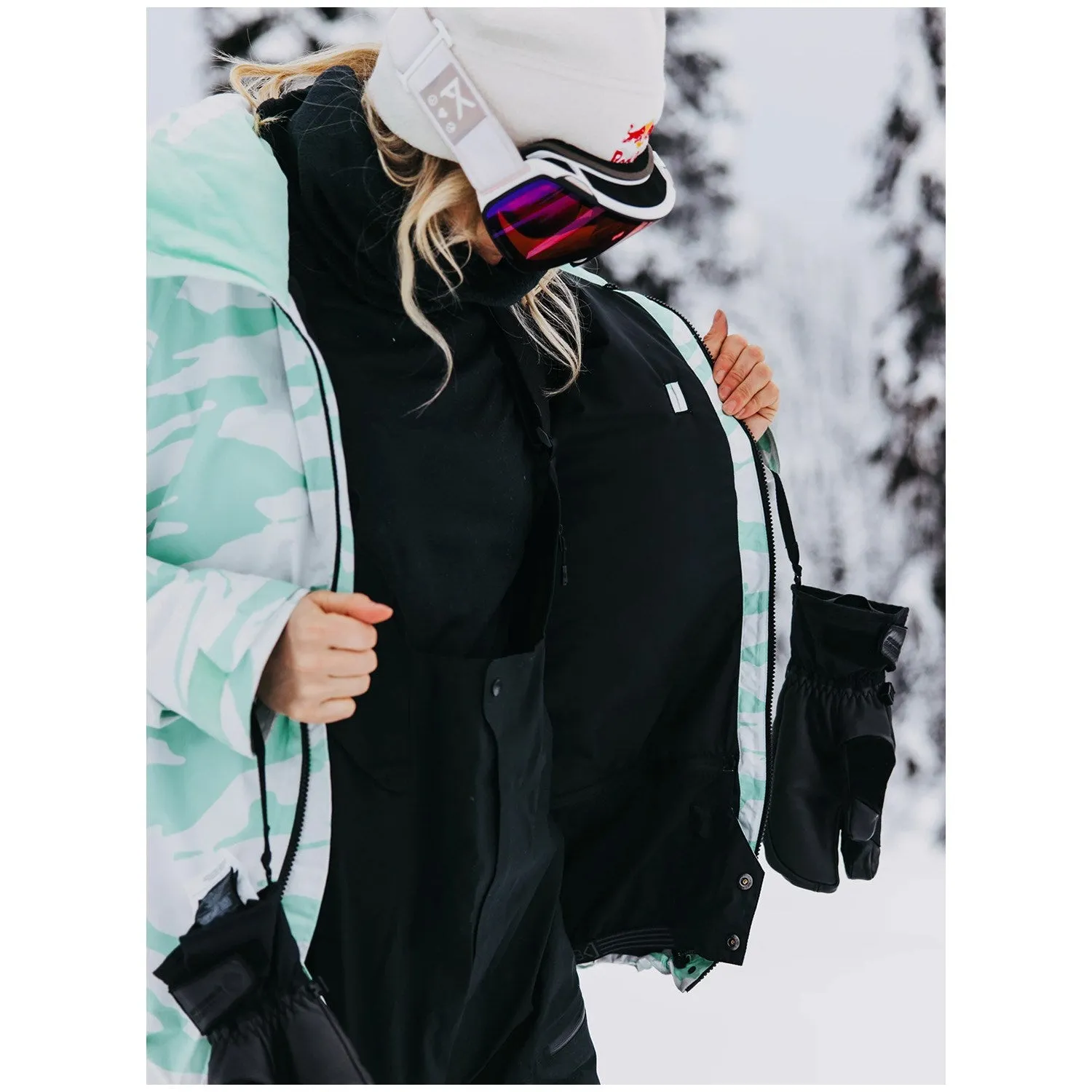 Burton [ak] Embark GORE-TEX Jacket Womens 2025 Oversized Zebra