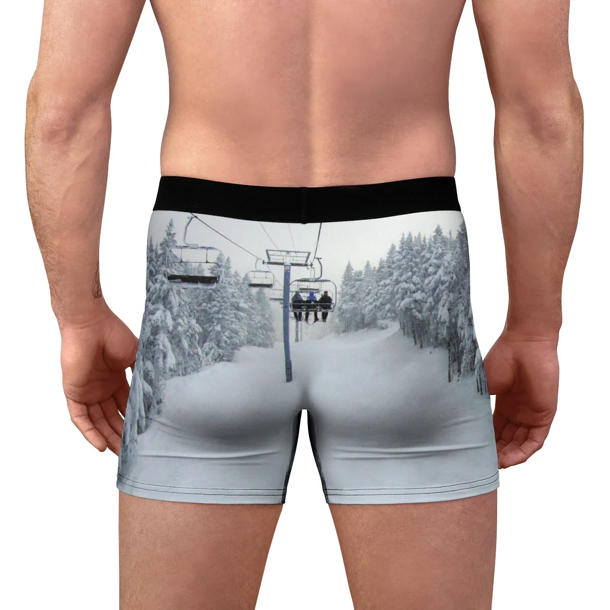 Chair Lift Vermont - Men's Boxer Briefs