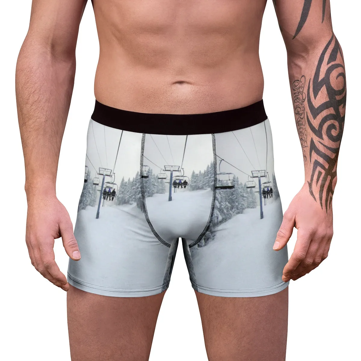 Chair Lift Vermont - Men's Boxer Briefs
