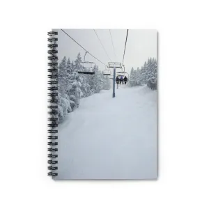 Chair Lift Vermont - Spiral Notebook