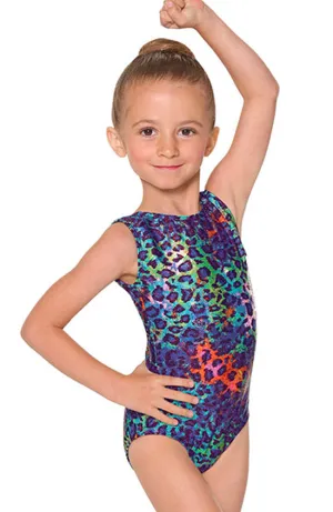 Child Disco Leopard Bodysuit