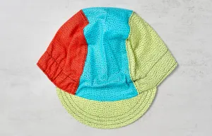Colourful Green Brim Cycling Cap