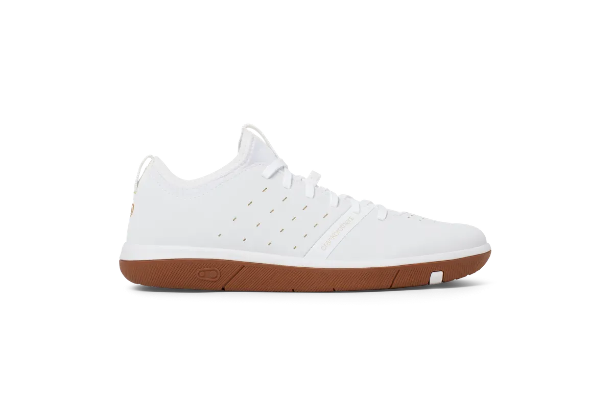 Crankbrothers Shoes Stamp Street White / Gold - Gum outsole Fabio Wibmer