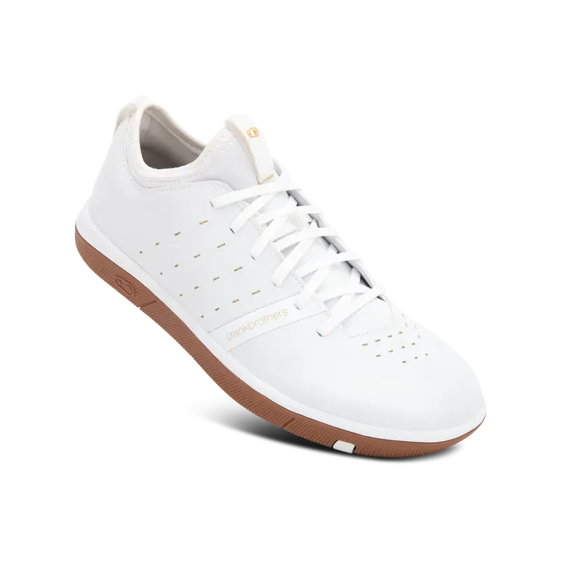 Crankbrothers Shoes Stamp Street White / Gold - Gum outsole Fabio Wibmer