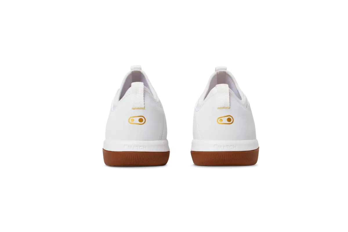 Crankbrothers Shoes Stamp Street White / Gold - Gum outsole Fabio Wibmer