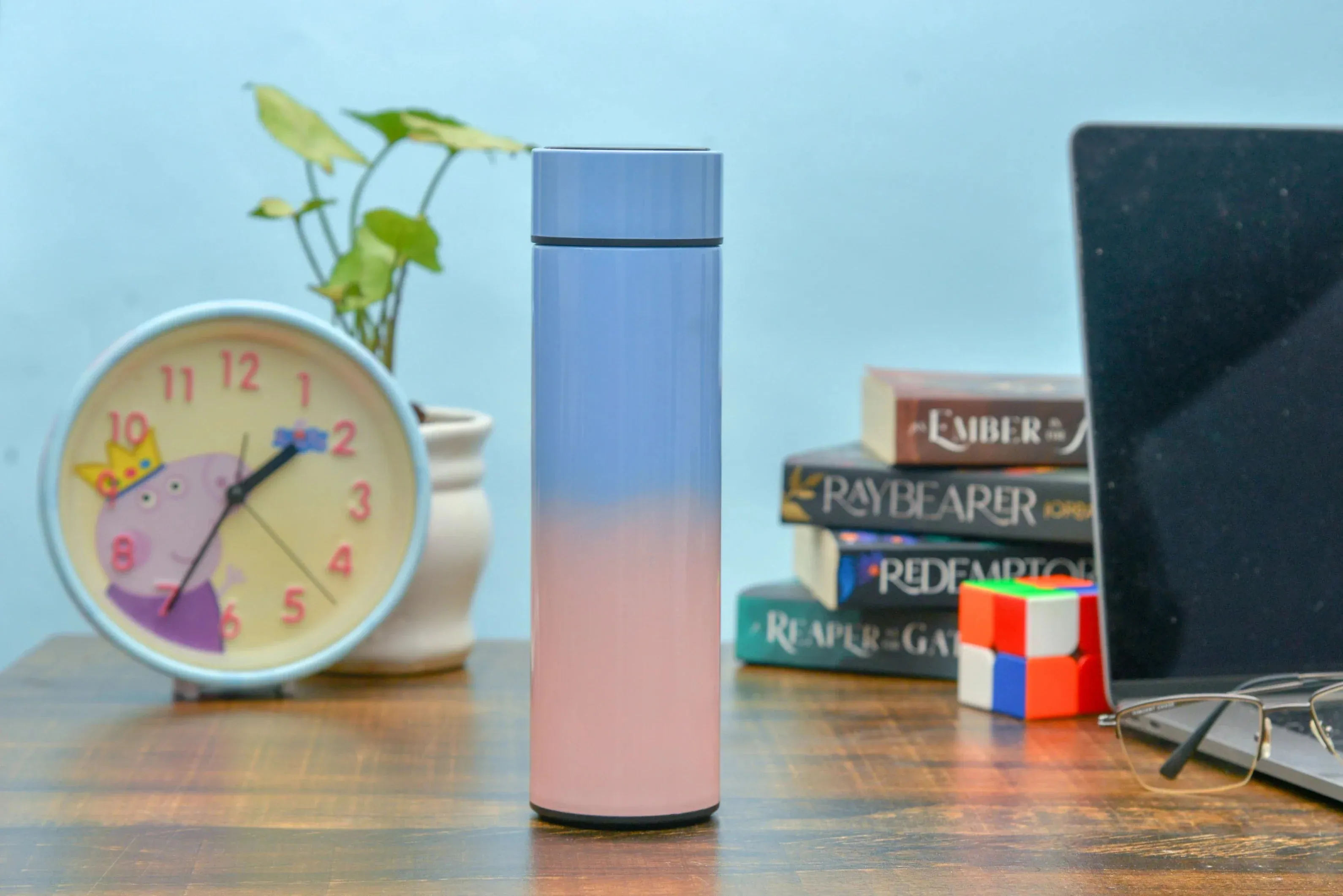 Customized Bottle with Temperature display - Pastel Shade 2