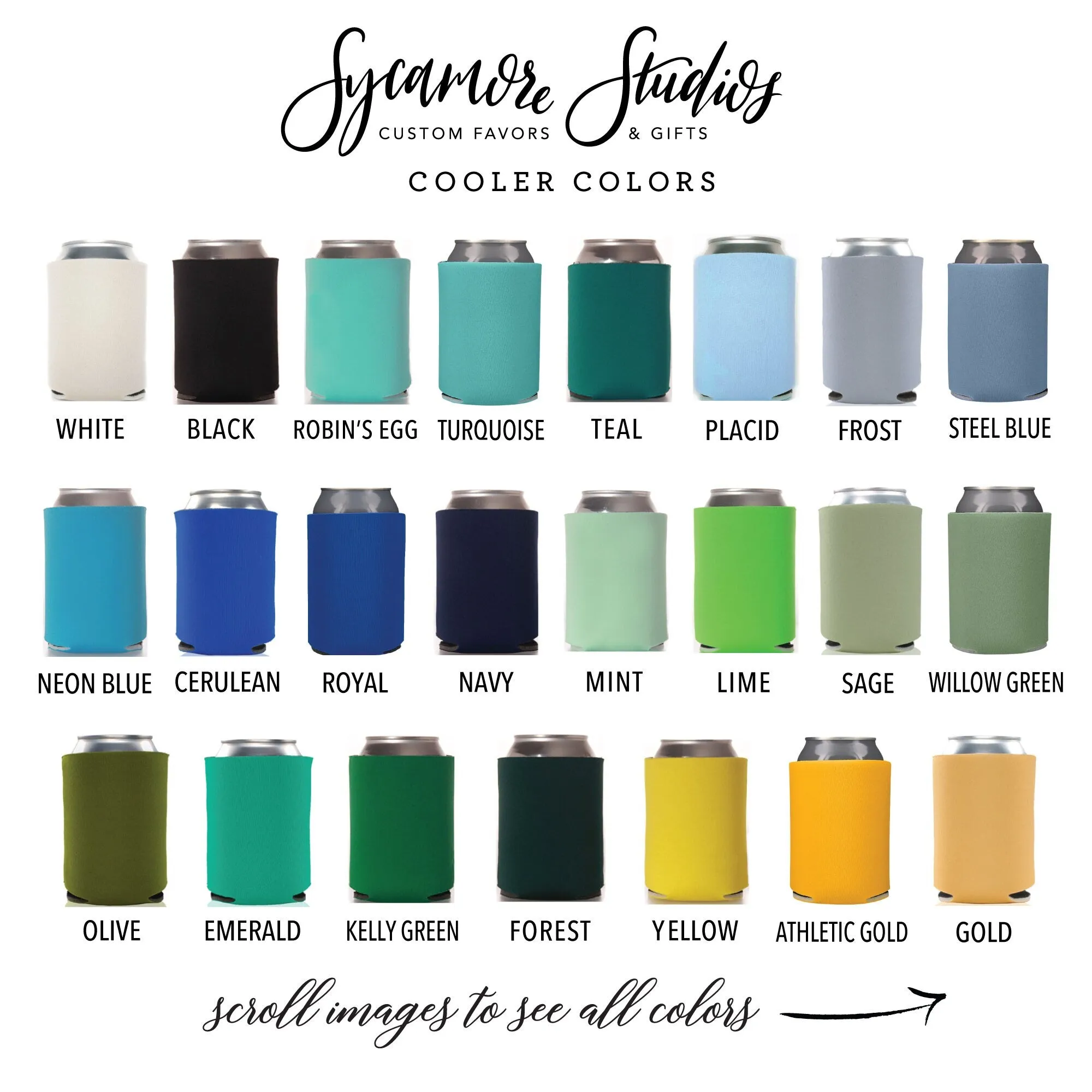 Destination Wedding - Wedding Can Cooler #8R