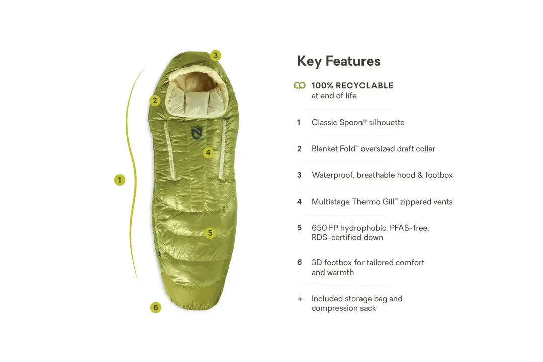 Disco 15 Endless Promise Down Sleeping Bag (15F / -9C) (Women's)