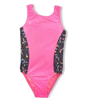 Diva Pink Metallic Leotard