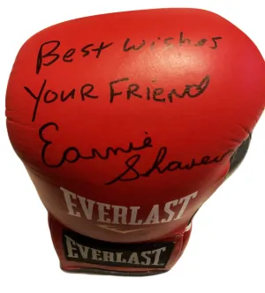 Earnie Shavers Signed Everlast Boxing Glove Rare! Photo proof.