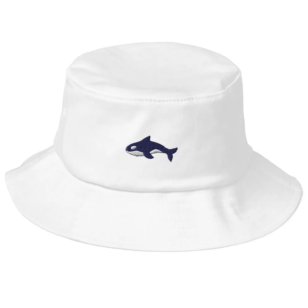 Embroidered Seward Sharks Logo - Old School Bucket Hat