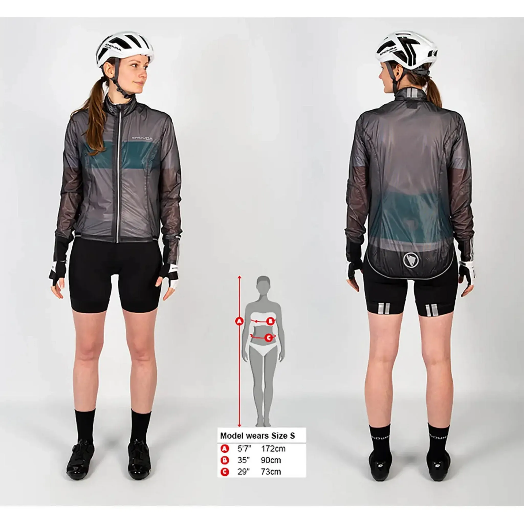 Endura Women’s FS260-Pro Adrenaline Race Cape II Hi Vis Yellow
