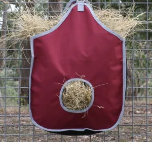 Eurohunter Hay Bag with Mesh Sides Rhubarb (EHSHS120)