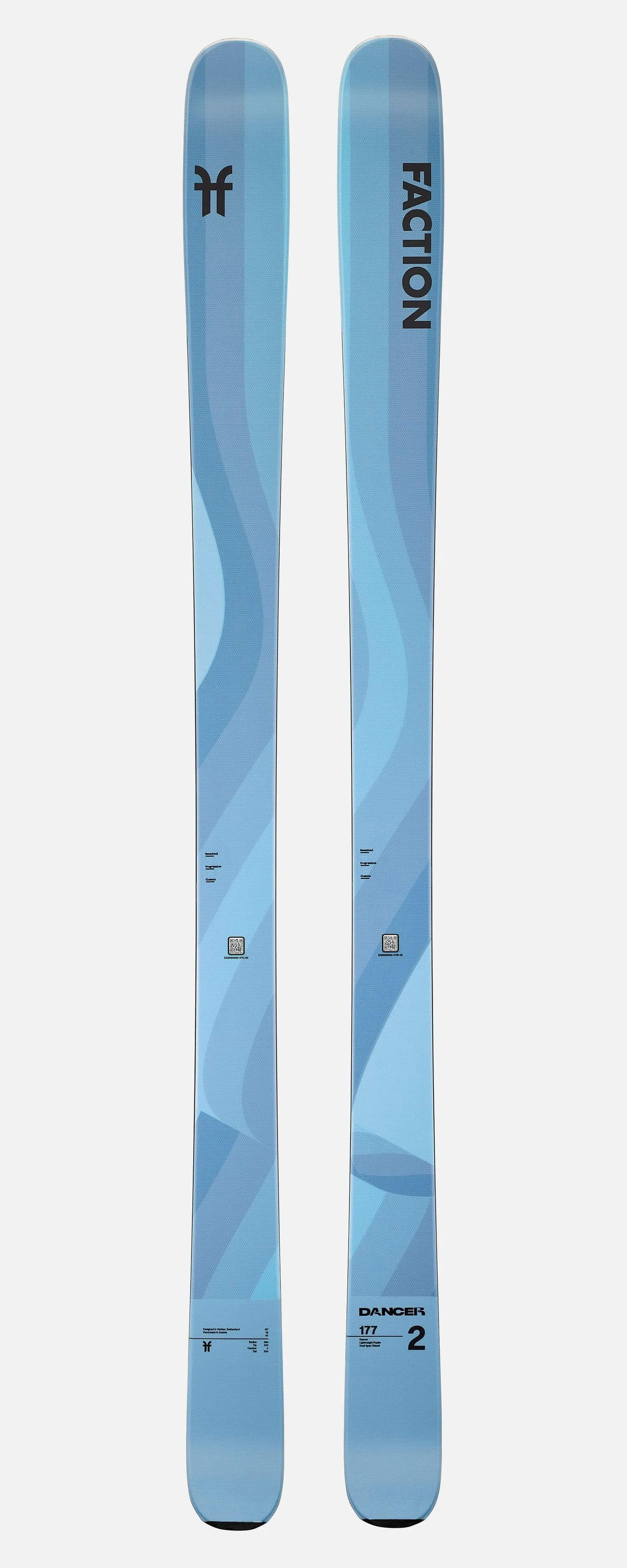 Faction Dancer 2 Blue Flat Ski 2025