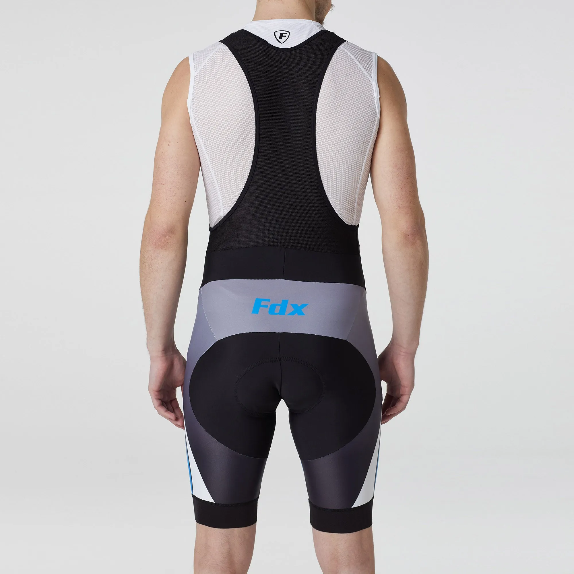 Fdx Signature Blue Men's & Boy's Summer Cycling Bib Shorts