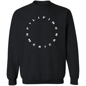 Filipino American Unisex Crewneck Pullover Sweatshirt