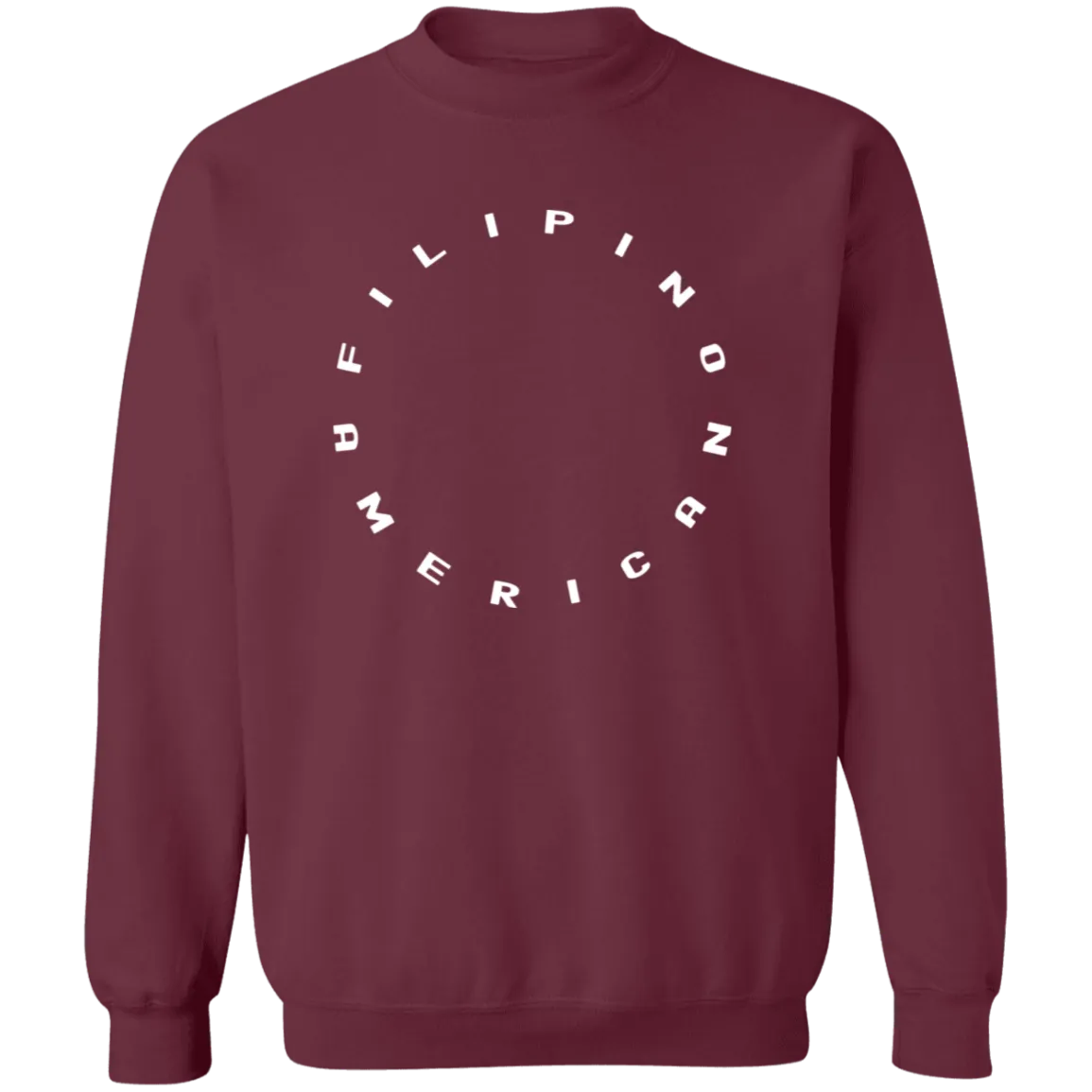 Filipino American Unisex Crewneck Pullover Sweatshirt