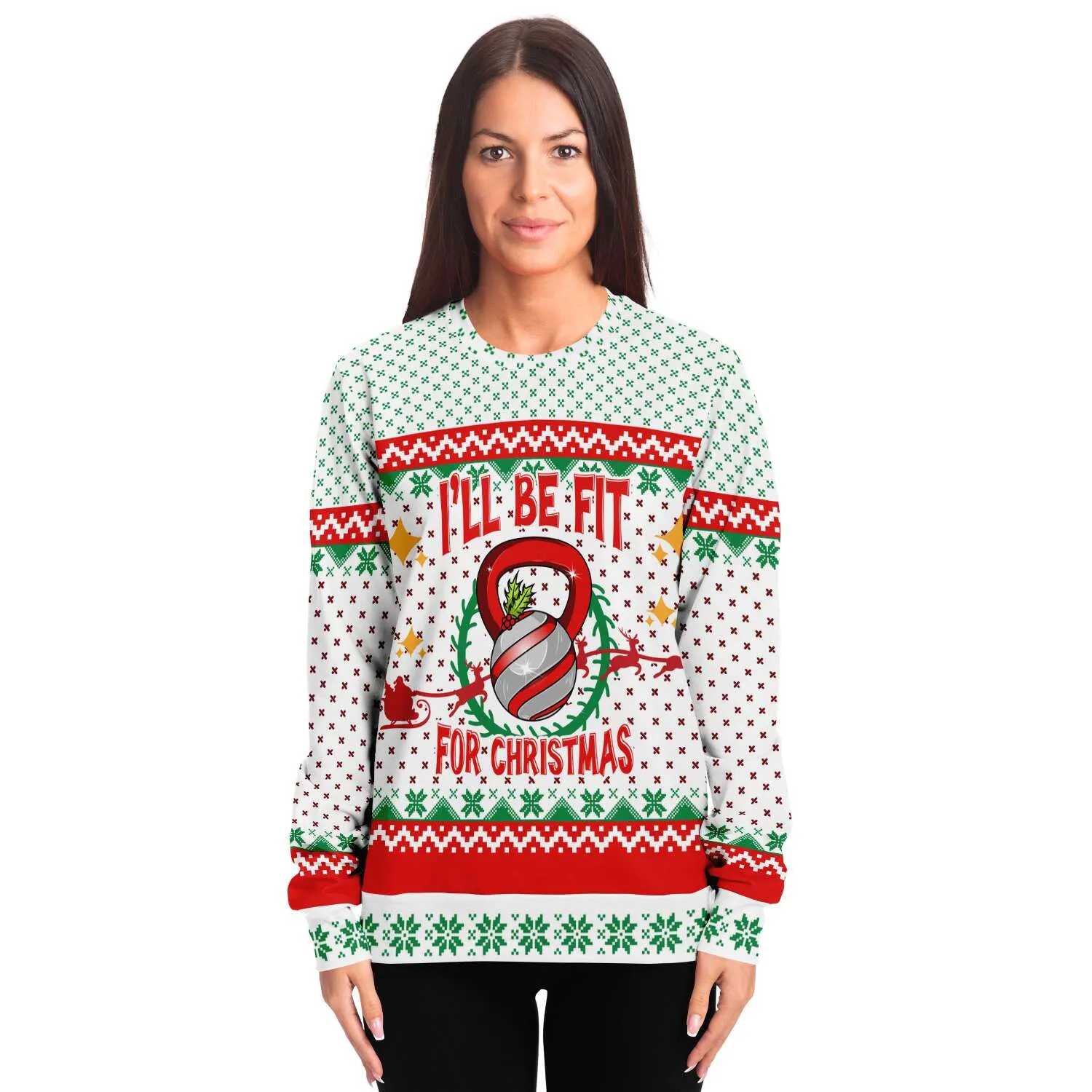 Fit for Christmas - Athletic Sweatshirt