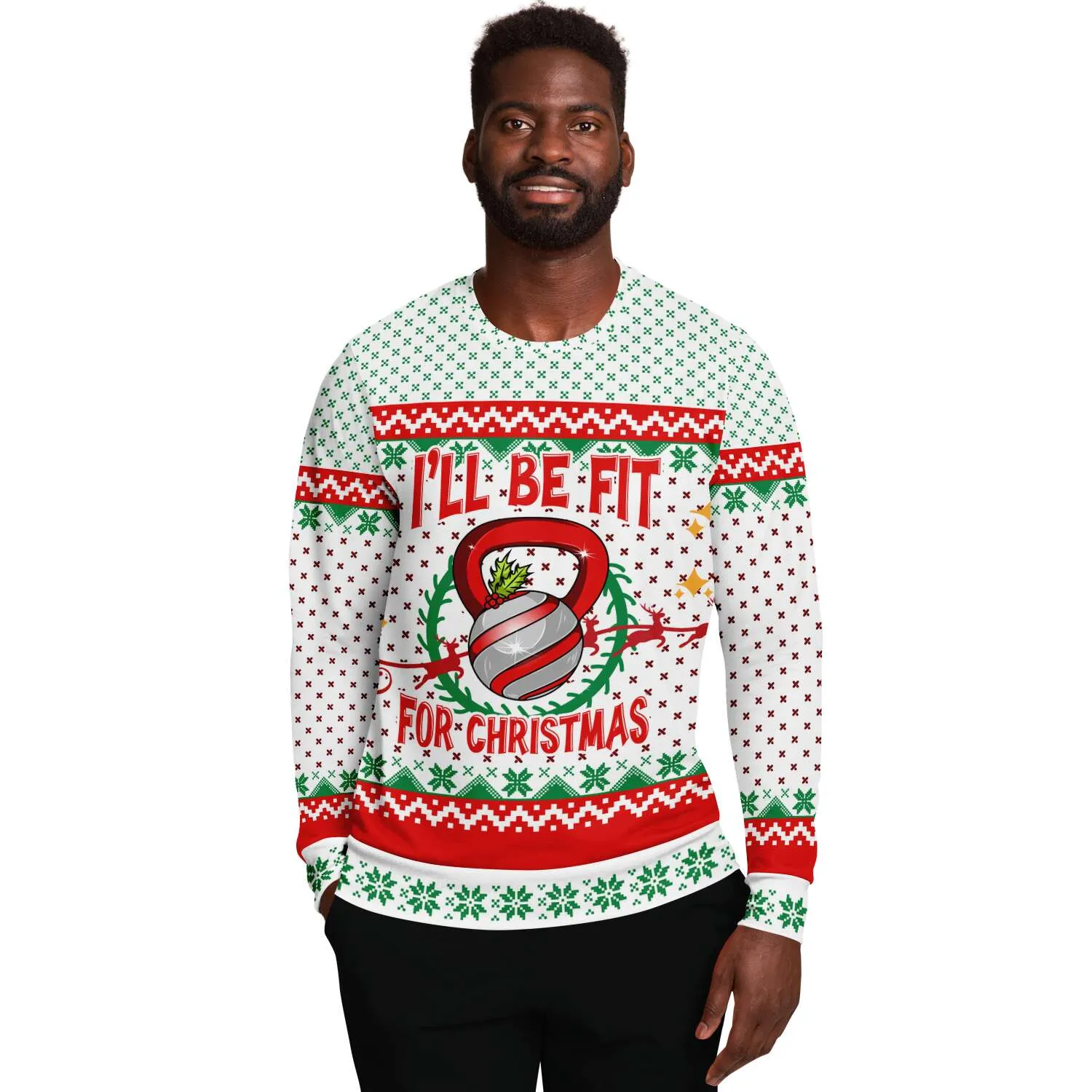 Fit for Christmas - Athletic Sweatshirt